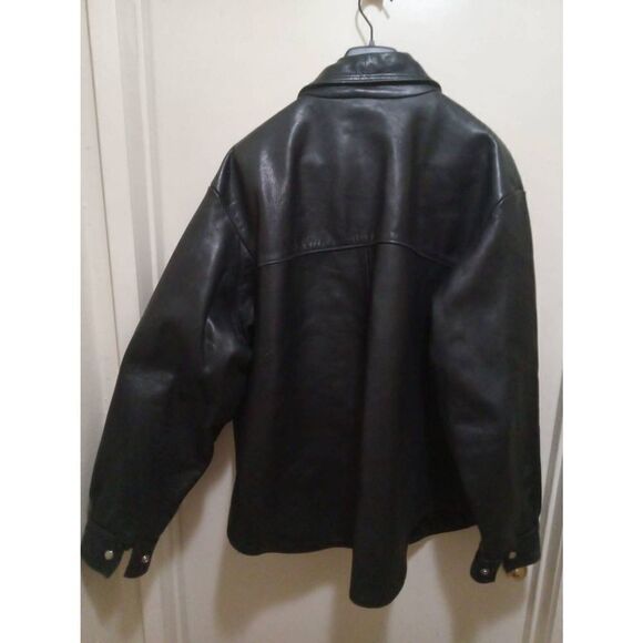 Plus size Genuine leather jacket - Picture 2 of 8